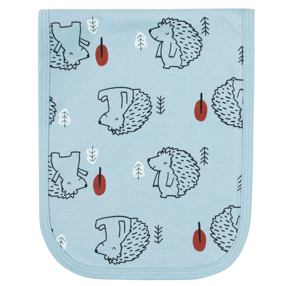4-Pack Baby Boys Fox Burp Cloths, view 5