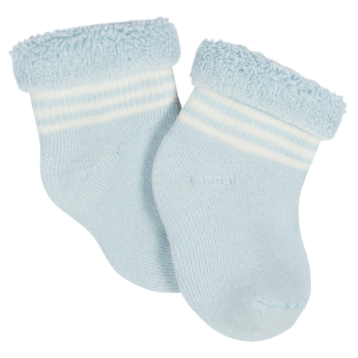 12-Pack Baby Boys Transportation Zone Terry Wiggle Proof Socks, view 3