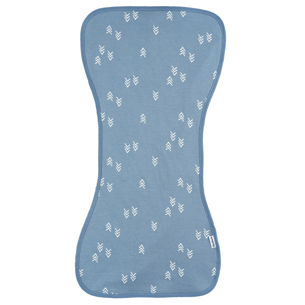 5-Pack Baby Boys Blue Gold Burpcloth, view 2
