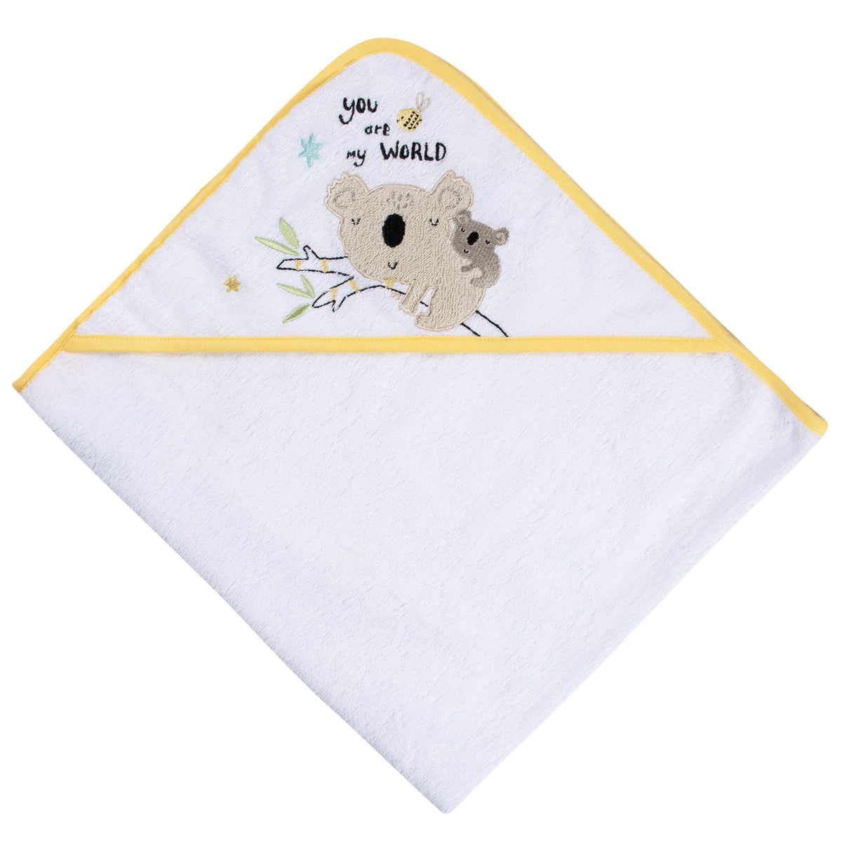 2-Pack Baby Neutral Little Animals Hooded Towel, view 3