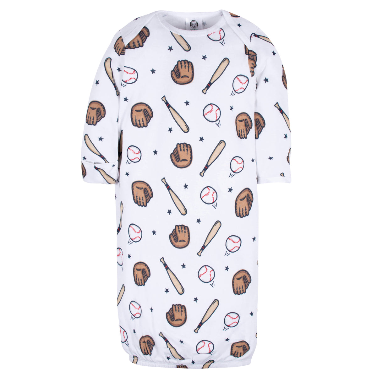 4-Pack Baby Boys All Star Gowns, view 4
