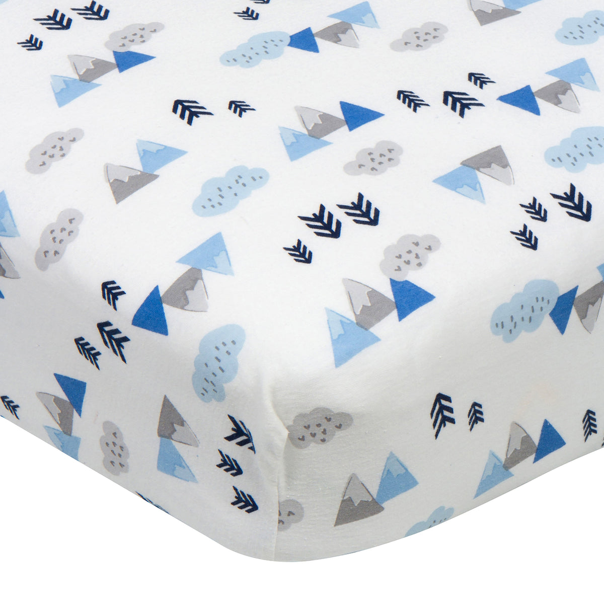 Baby Boys Mountains Fitted Crib Sheet