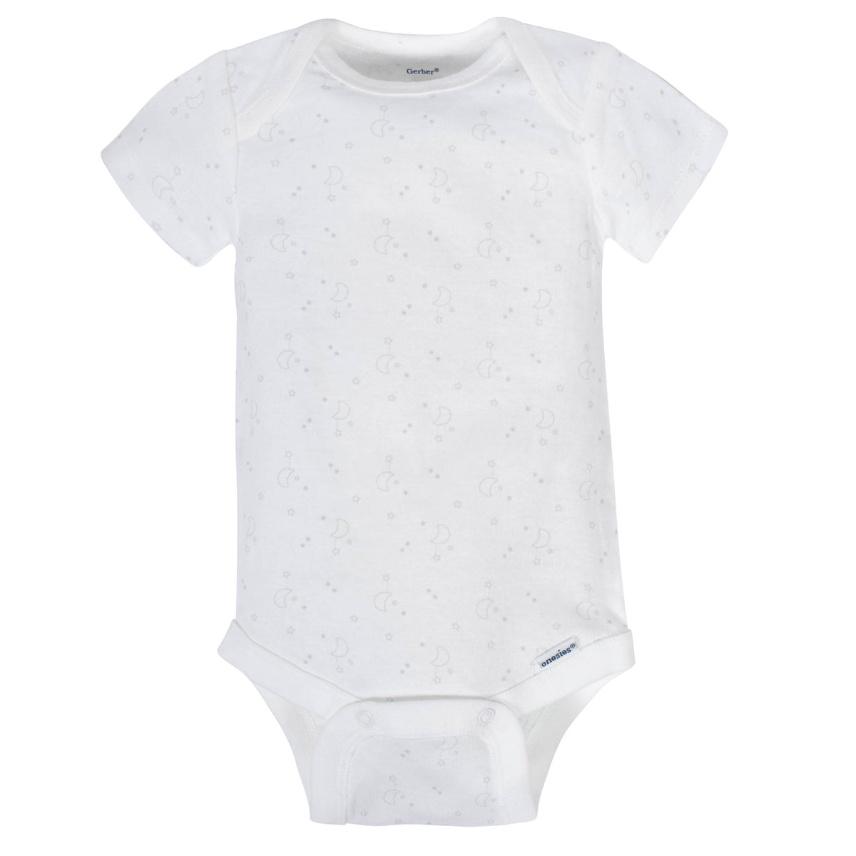 8-Pack Baby Neutral Animals Short Sleeve Onesies Bodysuits, view 3