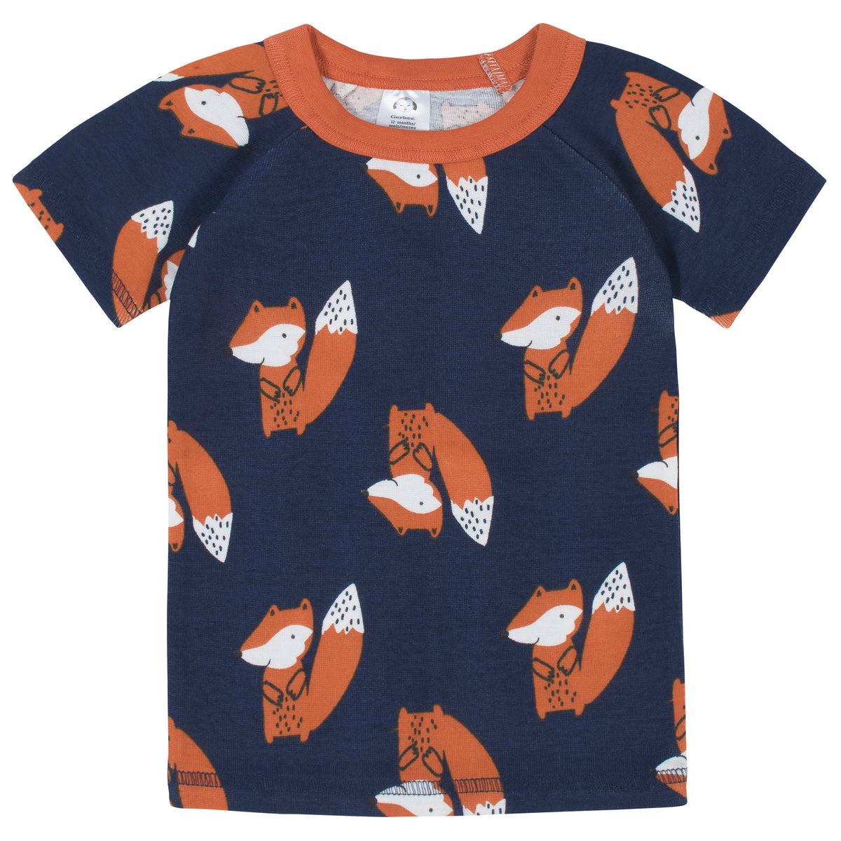 4-Piece Boys Fox Snug Fit Cotton Pajamas, view 2