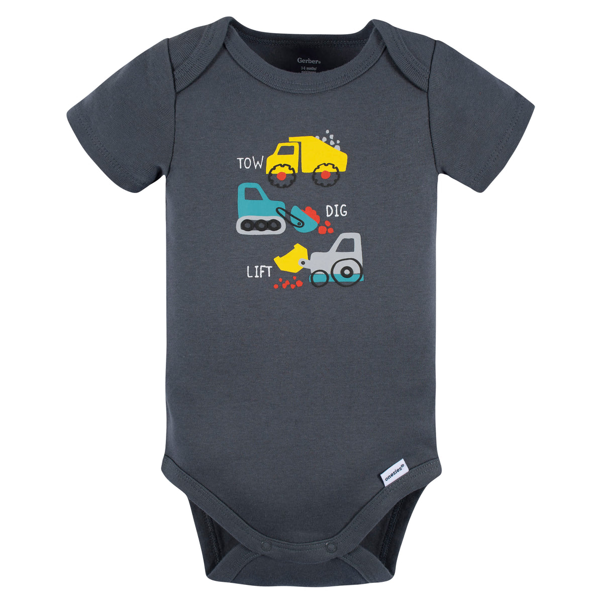 4-Piece Baby Boys Ready To Roll Onesies Bodysuit, Tee, Shorts & Pant Set, view 4