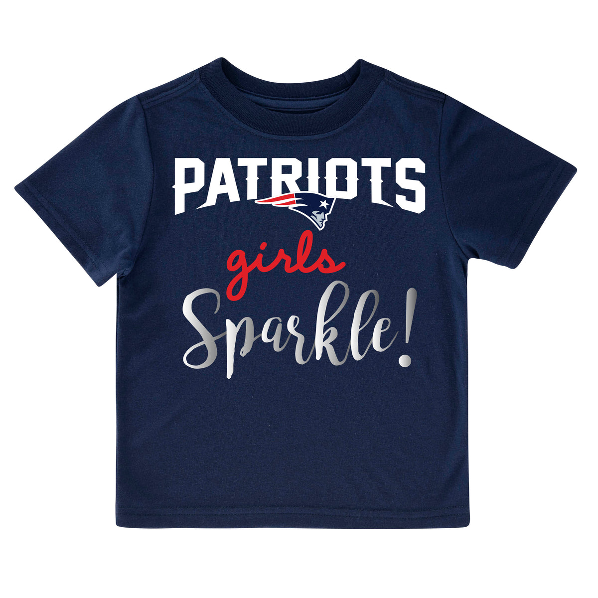 New York Patriots Toddler Girls' Short Sleeve Tee