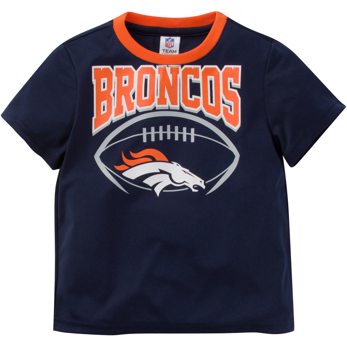 Toddler Boys Broncos Short Sleeve Performance Tee
