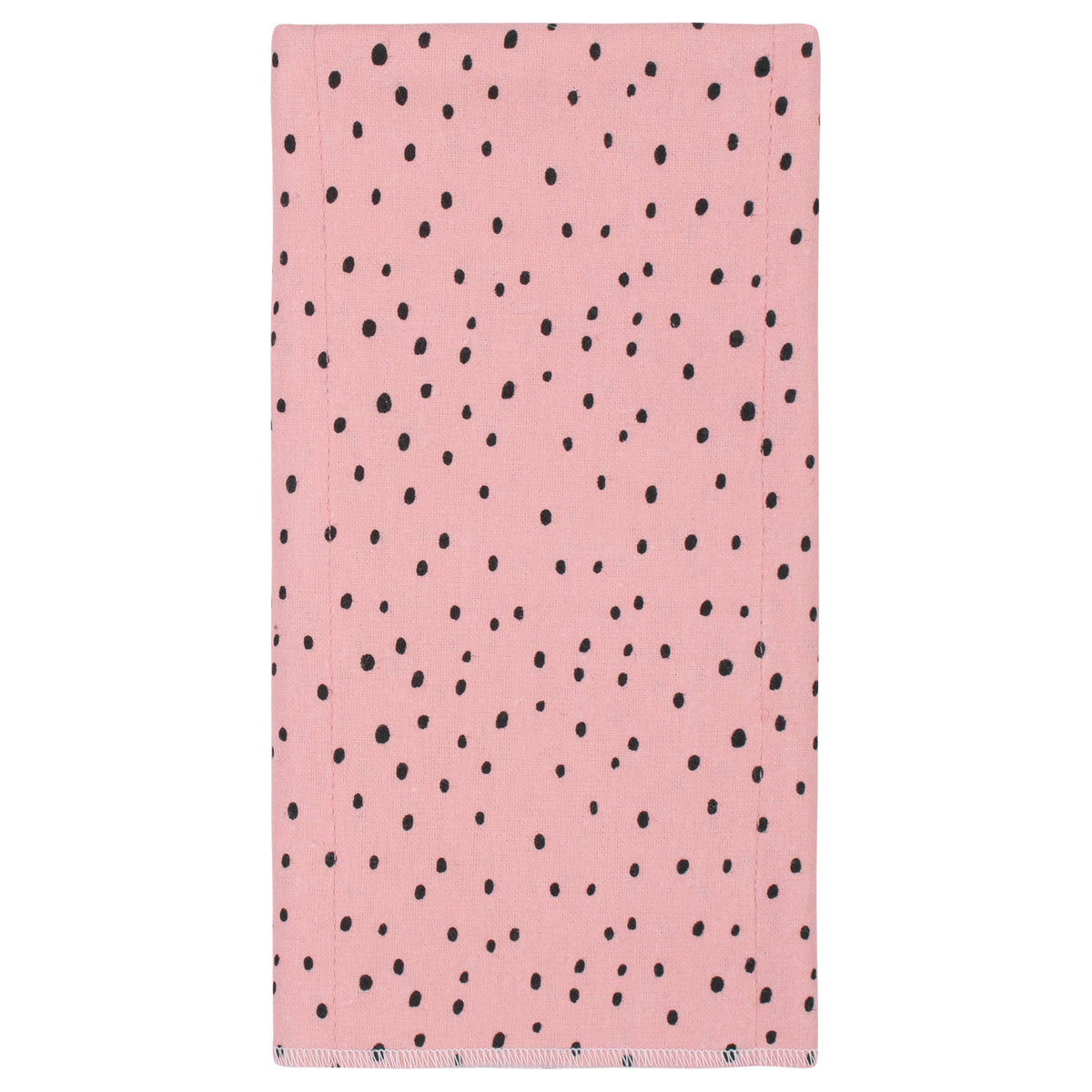 8-Pack Baby Girls Bear Flannel Burp Cloths, view 2