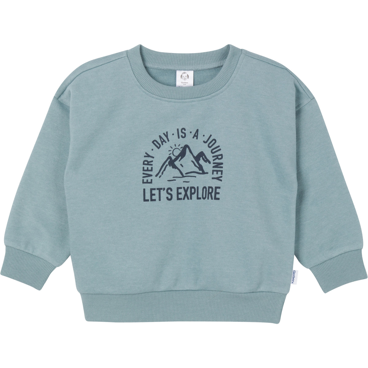 2-Piece Baby & Toddler Boys Medium Blue Fleece Set, view 2