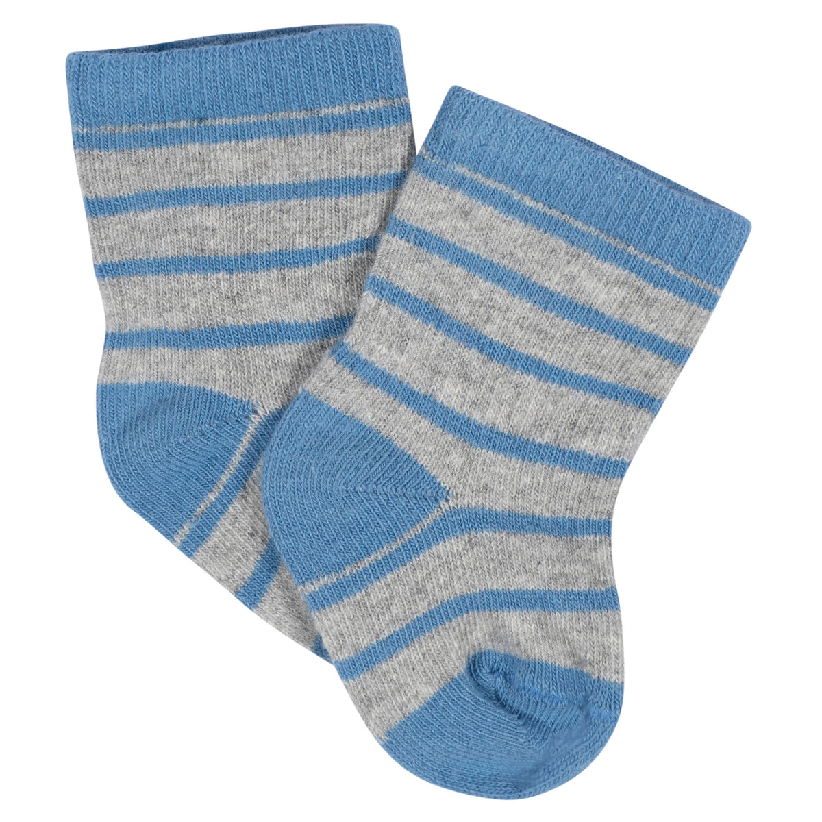 8-Pack Baby Boys Space Explorer Jersey Wiggle Proof Socks, view 9