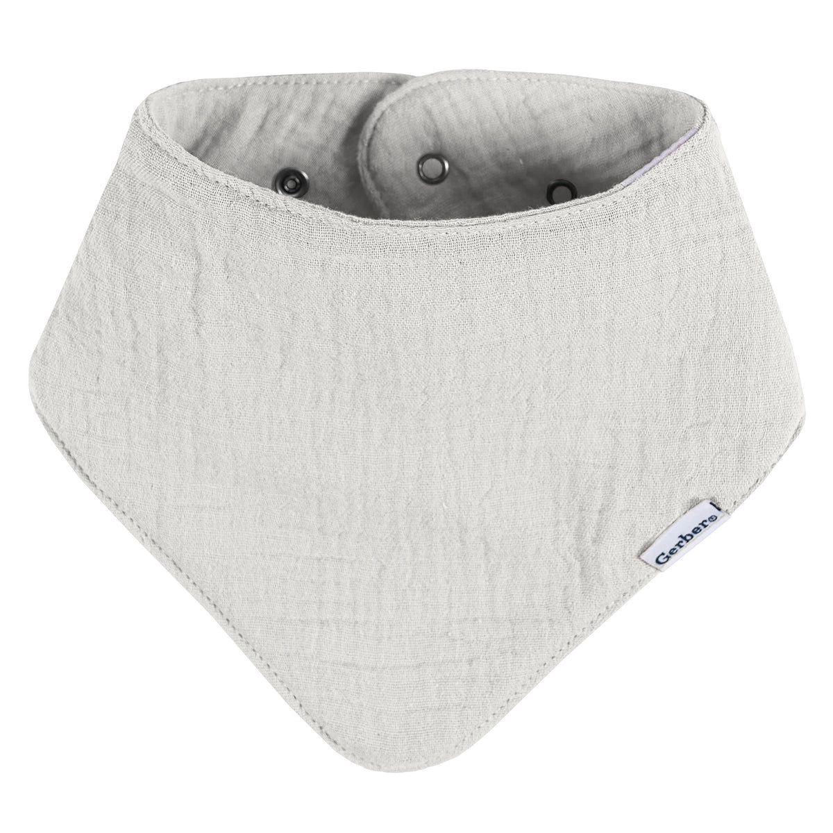 10-Pack Baby Boys Multi Blue Muslin Bandana Bib, view 3