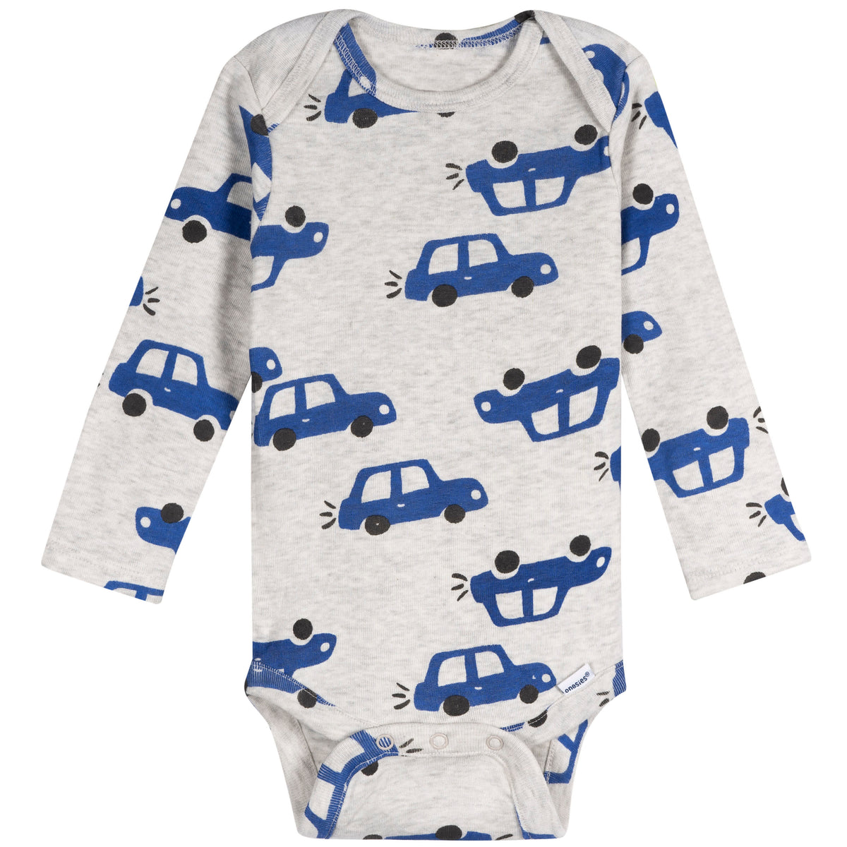 6-Pack Baby Boys Food Long Sleeve Onesies Bodysuits, view 2