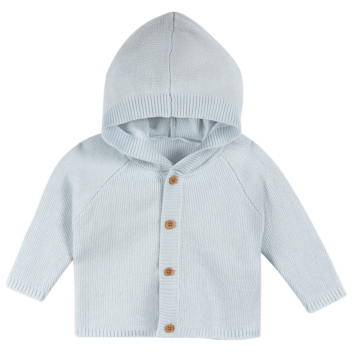 2-Piece Baby Boys Blue Sweater Knit Set, view 3