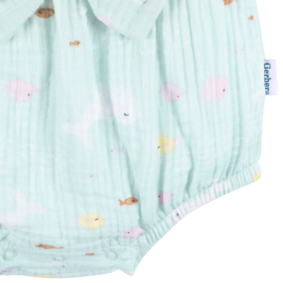 Baby Girls Ocean Romper, view 5