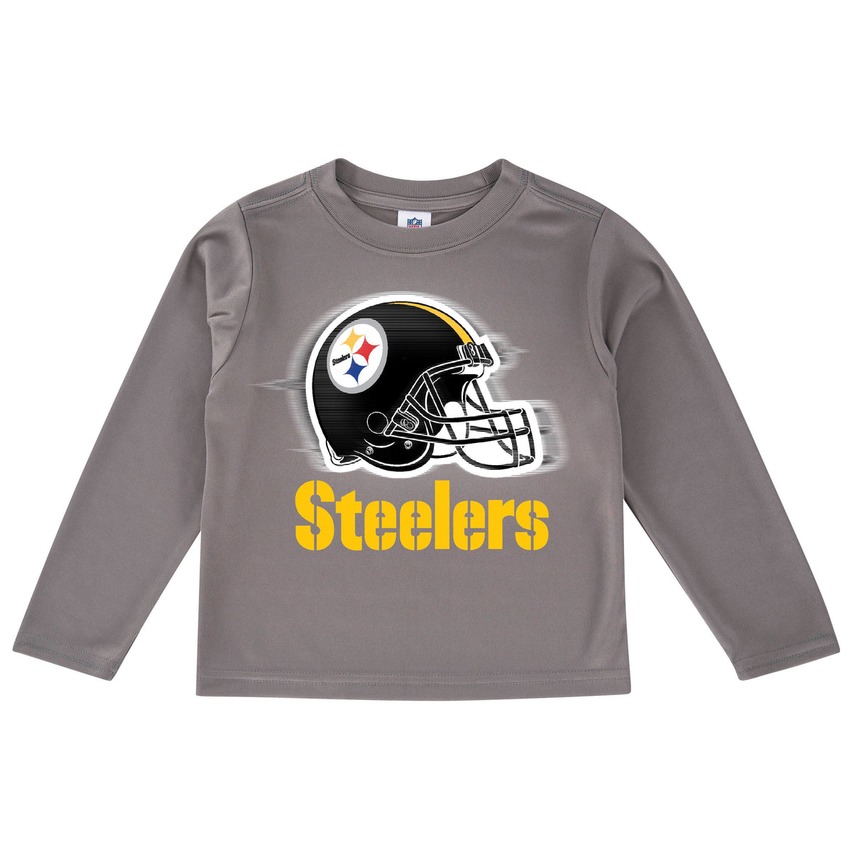 Pittsburgh Steelers Toddler Boys' Long Sleeve Logo Tee