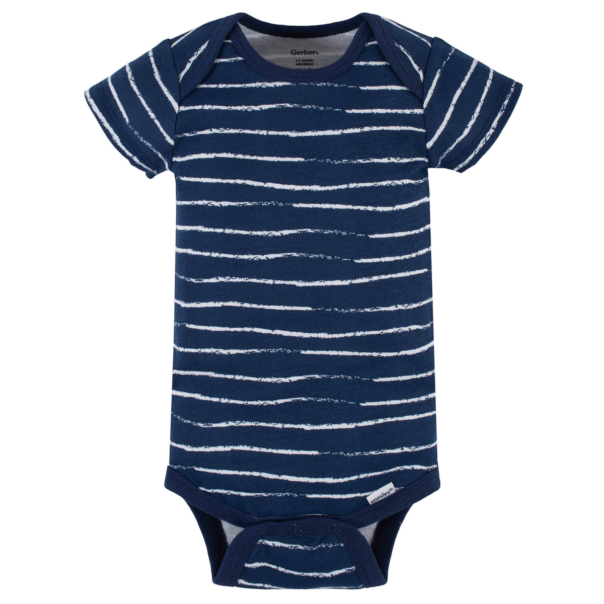 4-Pack Baby Boys Sea Friends Short Sleeve Onesies Bodysuits, view 7