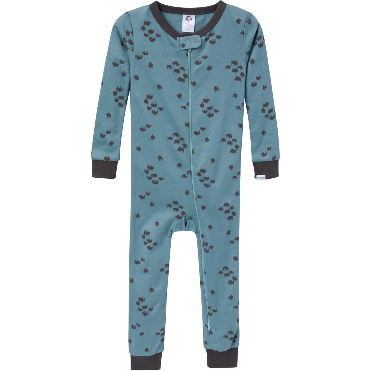 3-Pack Baby & Toddler Boys Buffalo Snug-Fitting Footless Pajamas, view 2