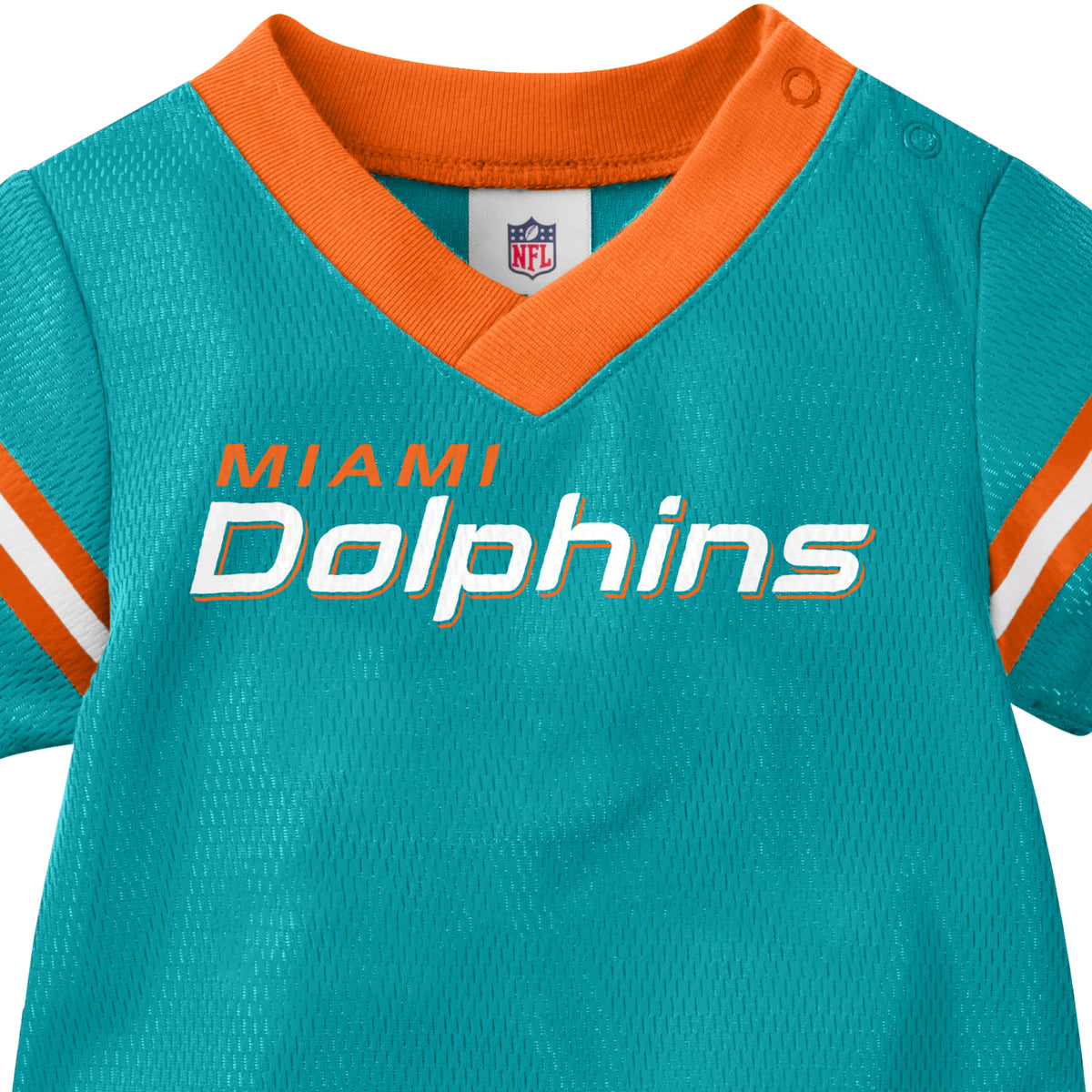 Baby Boys Dolphins Short Sleeve Jersey Bodysuit, view 5