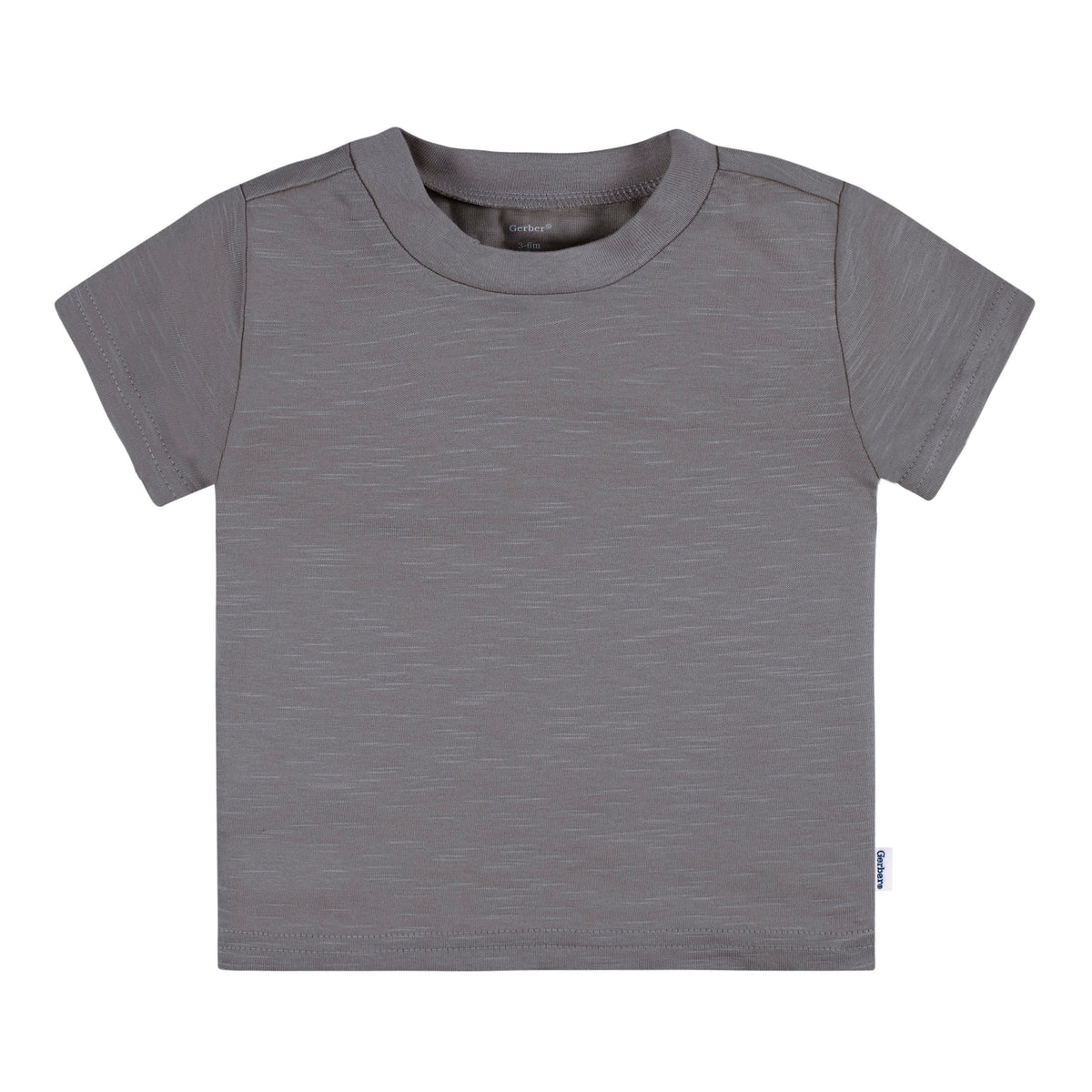 5-Pack Baby Neutral Greys Short Sleeve Tees, view 4