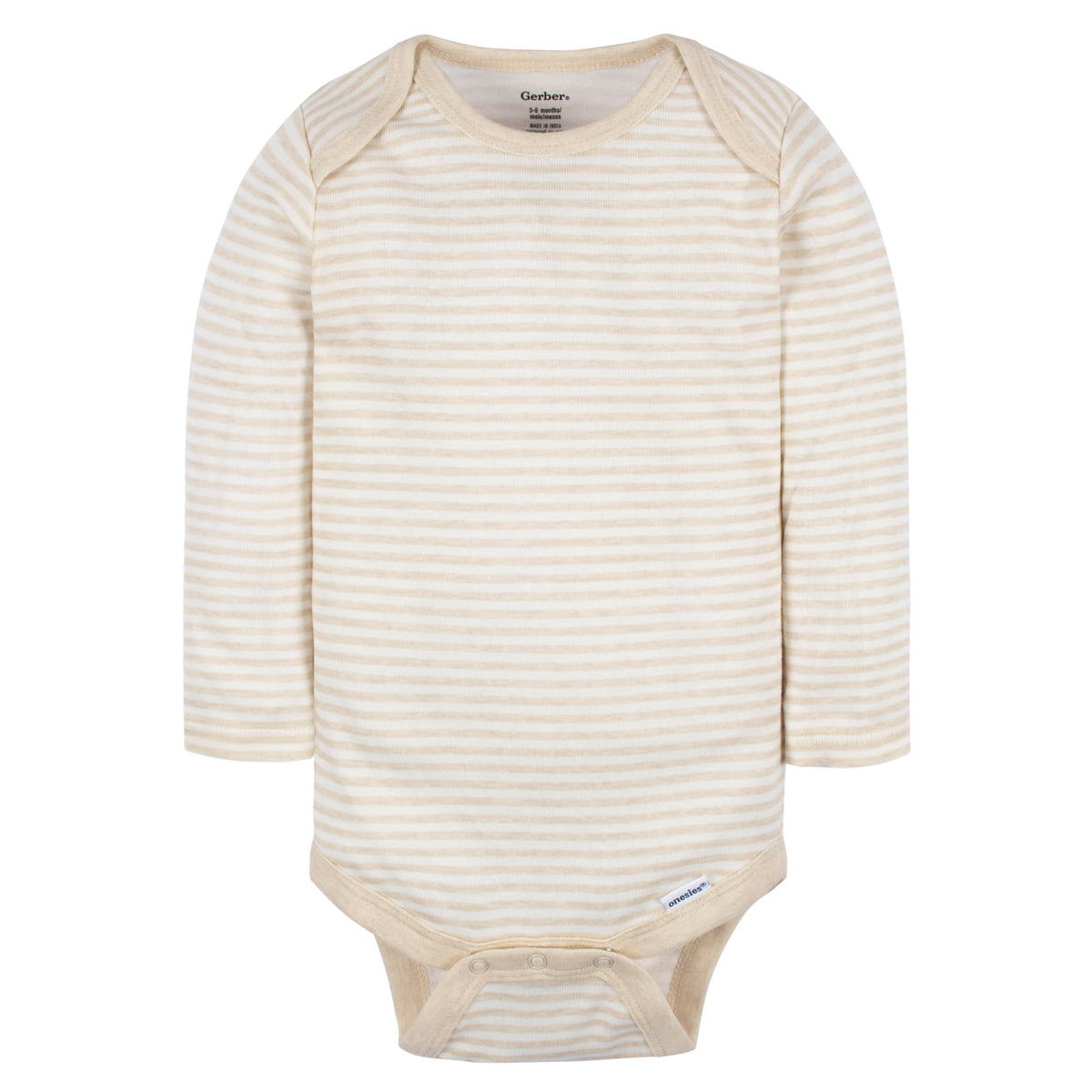 6-Pack Baby Girls Leaves Long Sleeve Onesies Bodysuits, view 8