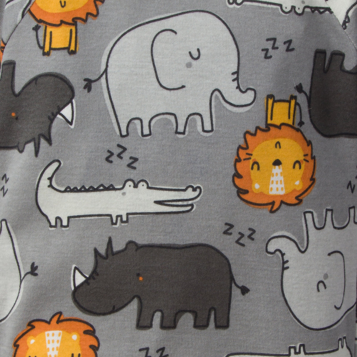 4-Piece Boys Lion Snug Fit Cotton Pajamas, view 3