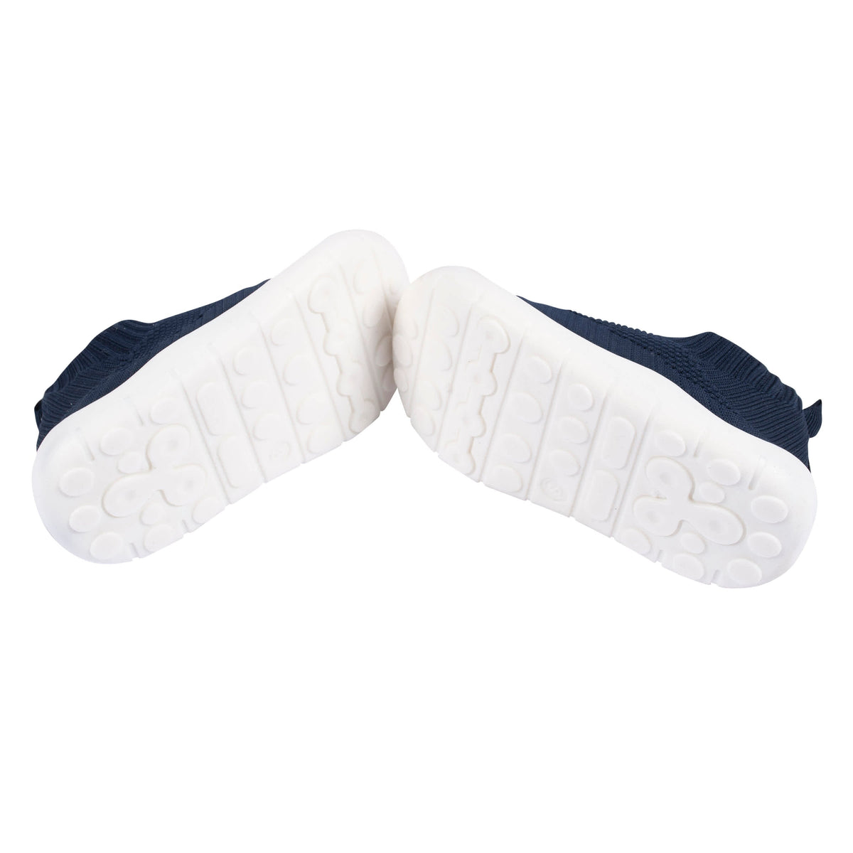 Infant & Toddler Boys Navy Stretchy Knit Slip-On Sneaker, view 4