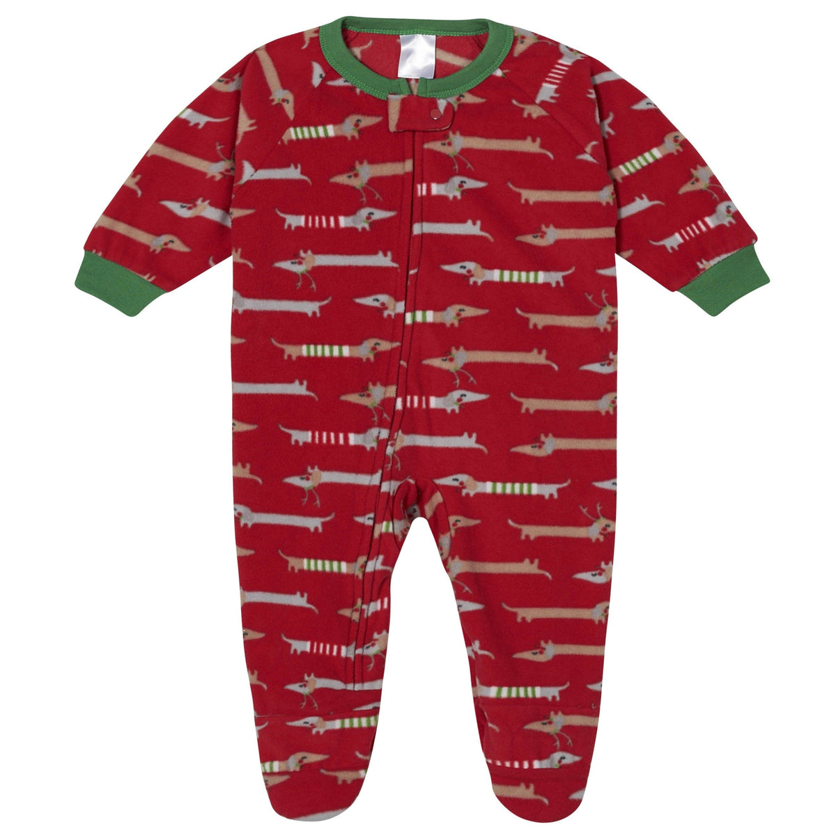 Baby Boys Dachshund Holiday Blanket Sleeper