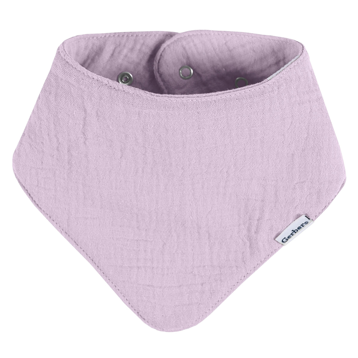 10-Pack Baby Girls Multi Pink Muslin Bandana Bib, view 7