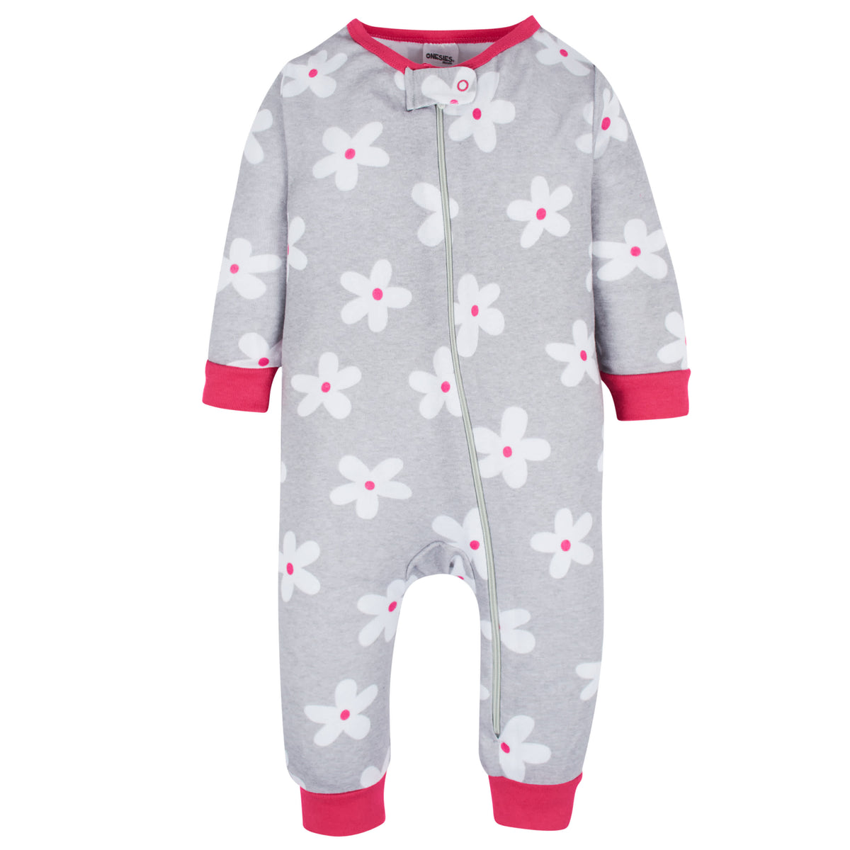 3-Pack Baby & Toddler Girls Dots & Kitties Snug Fit Footless Pajamas, view 6