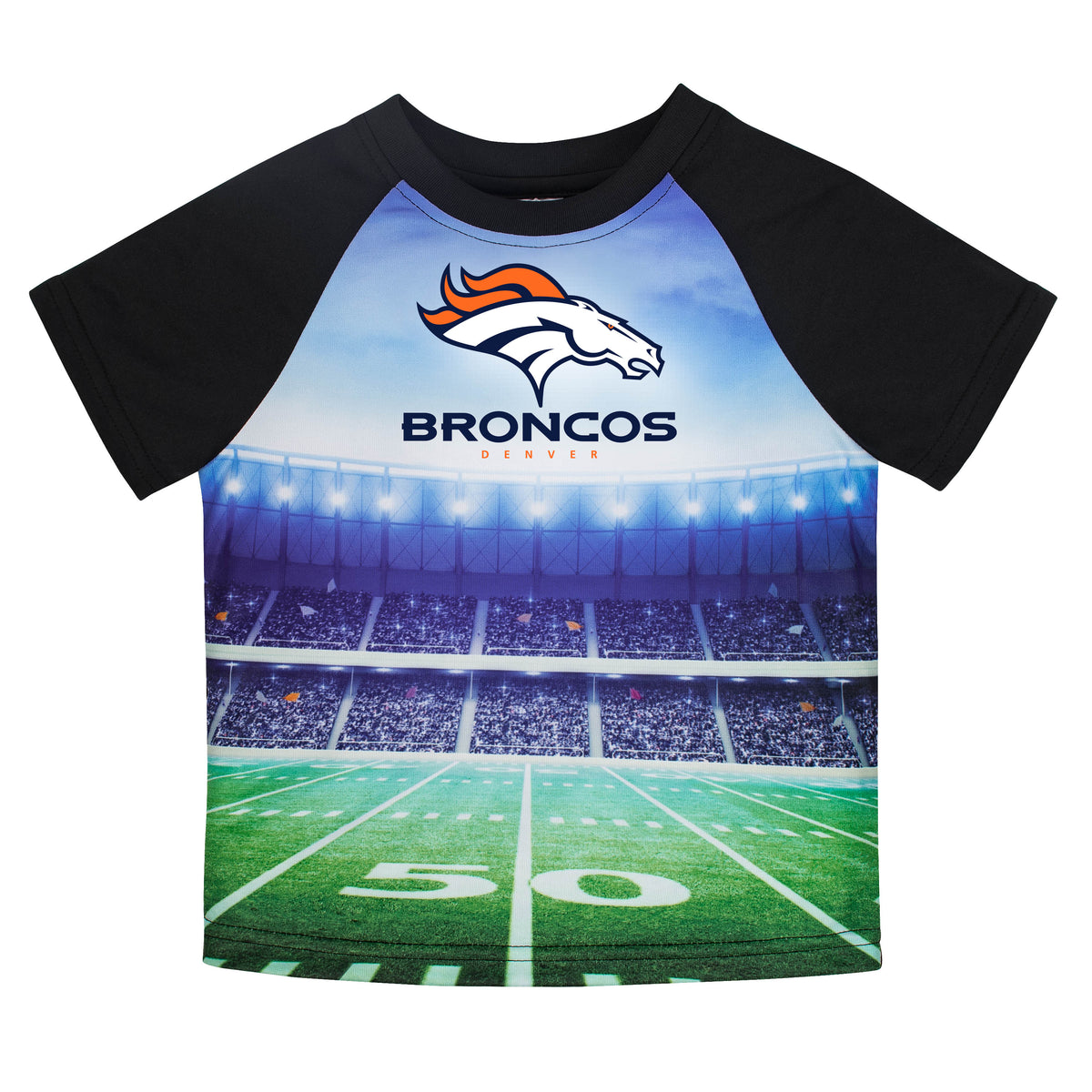 Denver Broncos Toddler Boys Short Sleeve Tee Shirt
