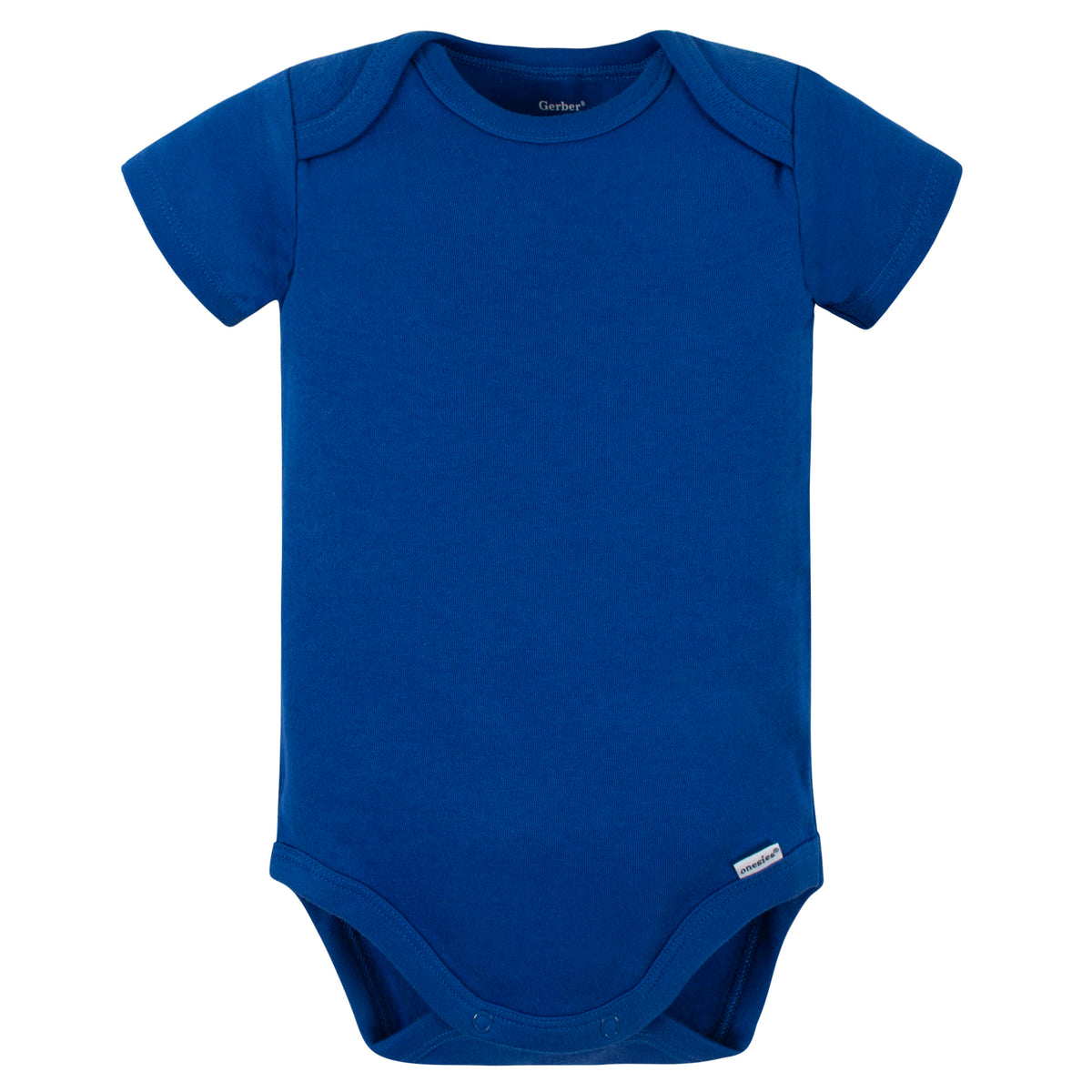 5-Pack Royal Blue Premium Short Sleeve Onesies Bodysuits, view 3