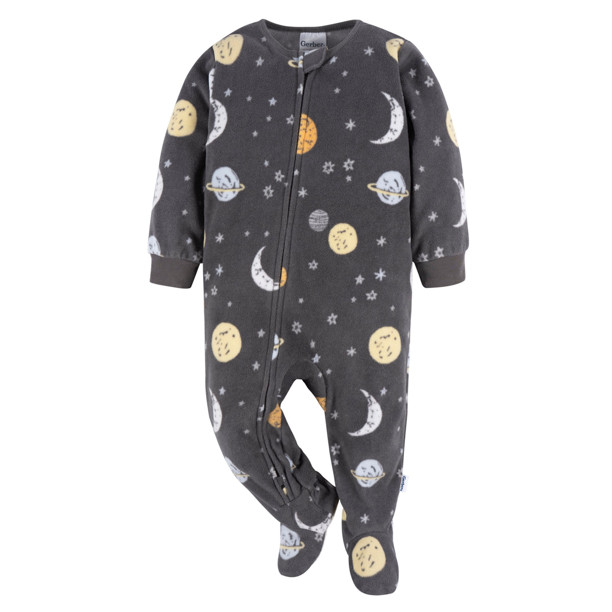 3-Pack Baby & Toddler Boys Space Fleece Pajamas, view 4