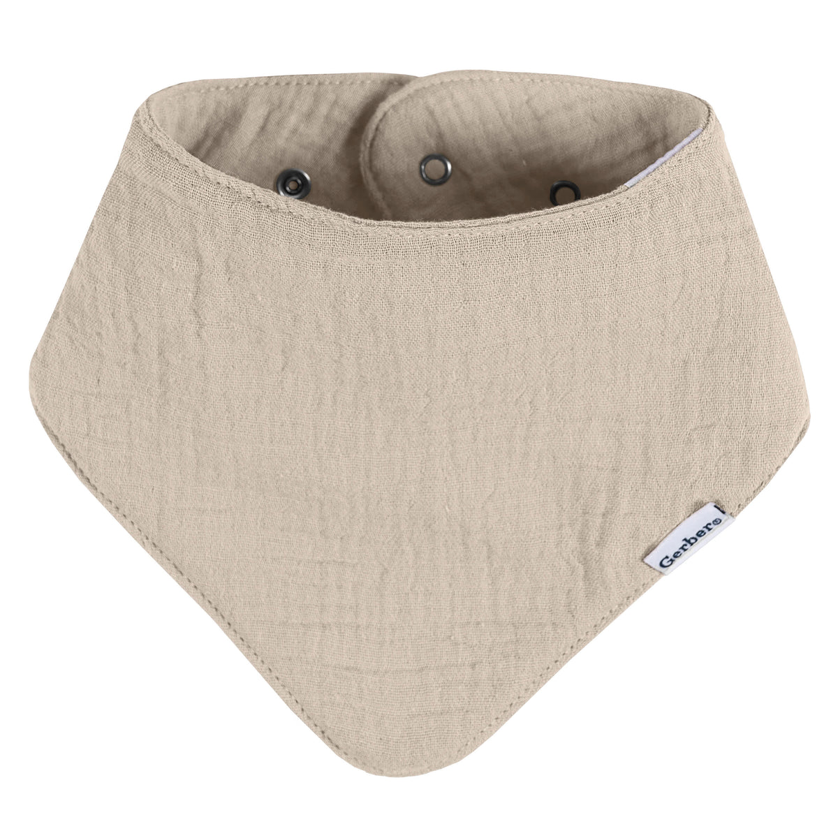 10-Pack Baby Boys Multi Blue Muslin Bandana Bib, view 4