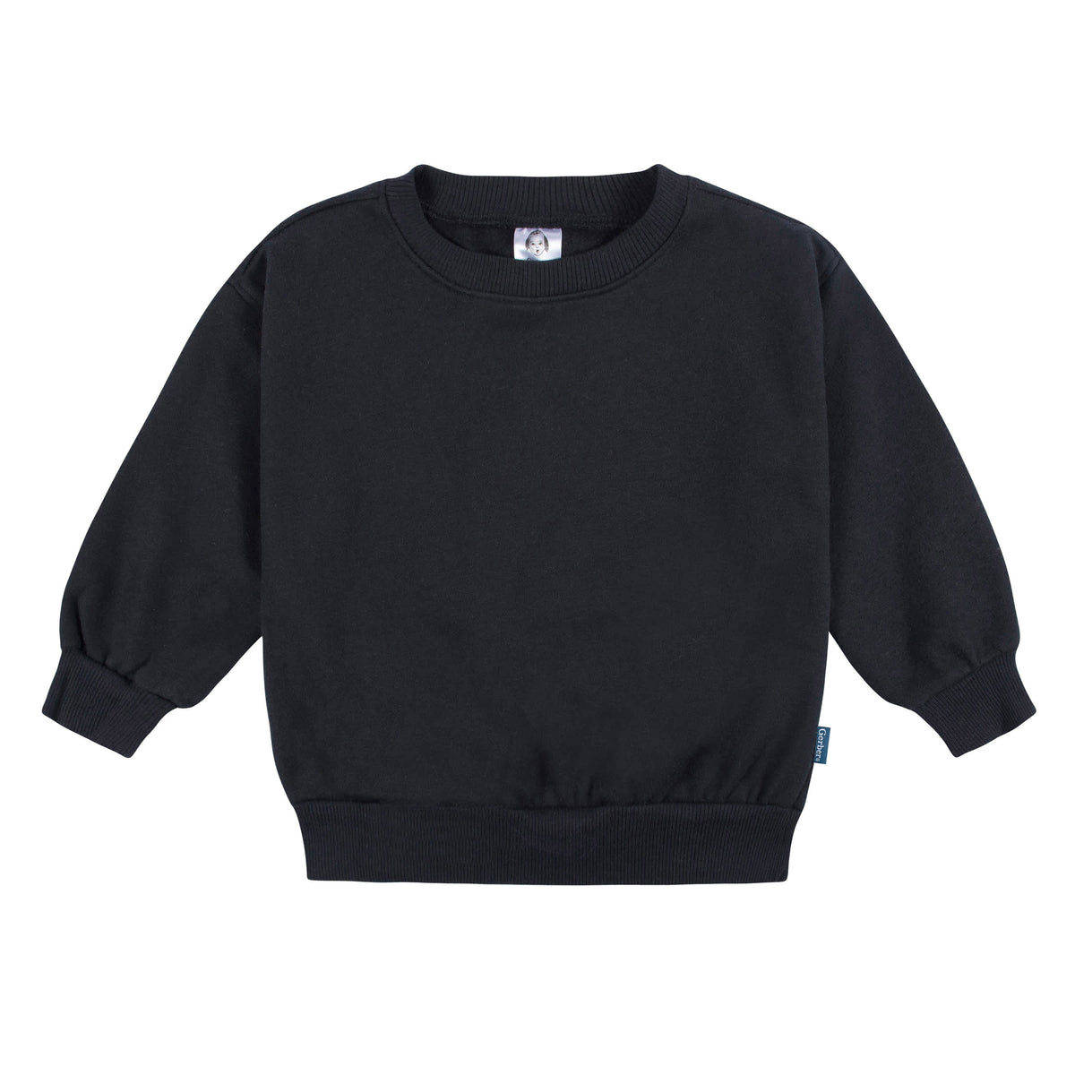2-Piece Baby & Toddler Boys Black Fleece Set, view 2