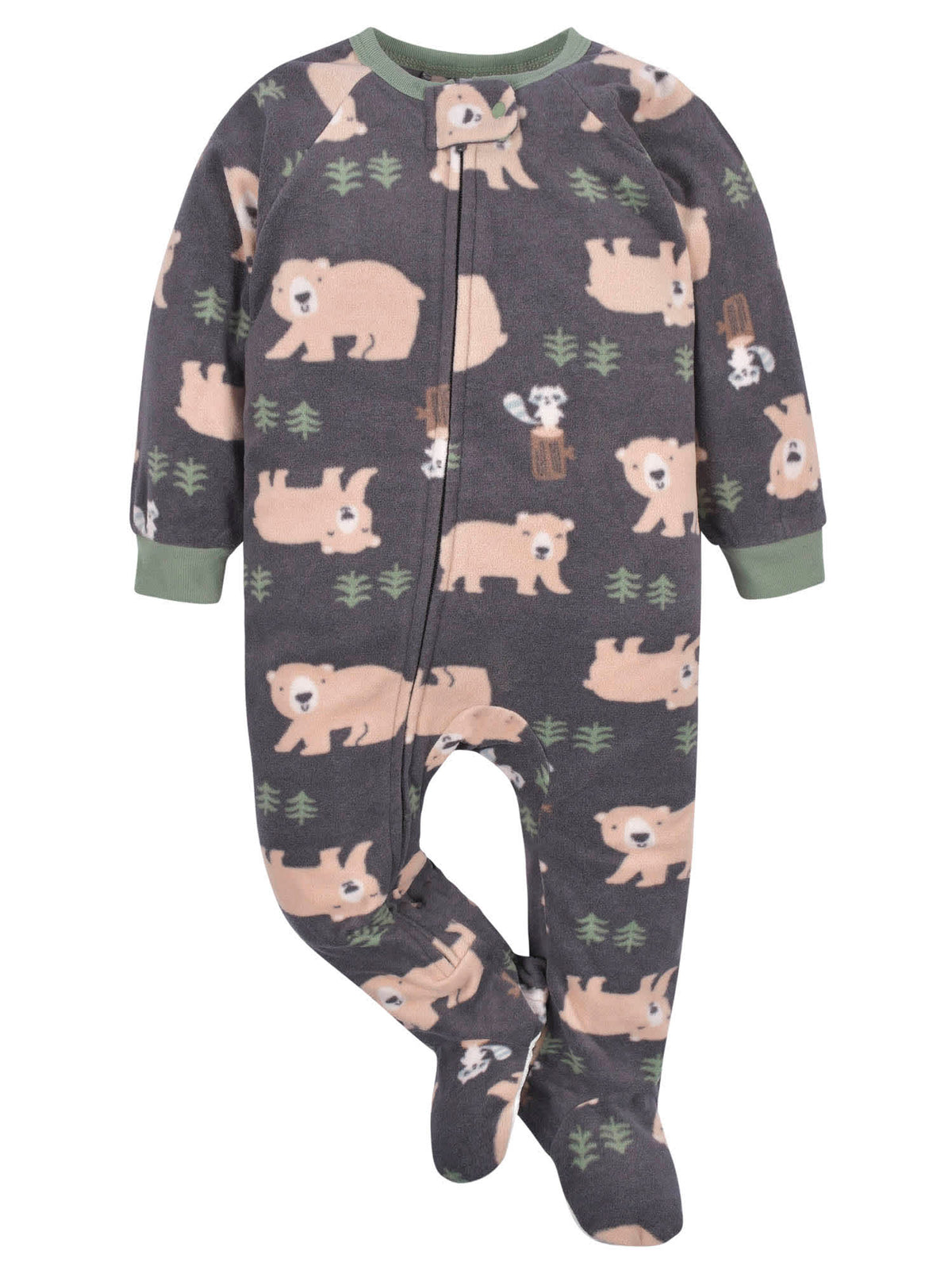 4-Pack Baby & Toddler Boys Buffalo & Bears Fleece Pajamas, view 13