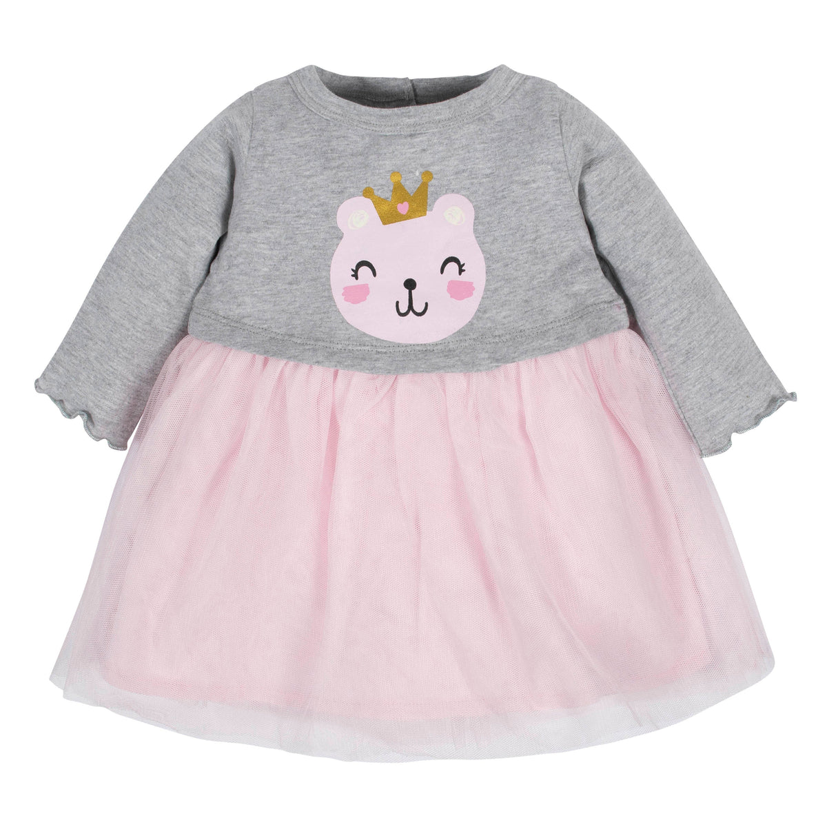 Baby Girls Princess Bear Tulle Dress