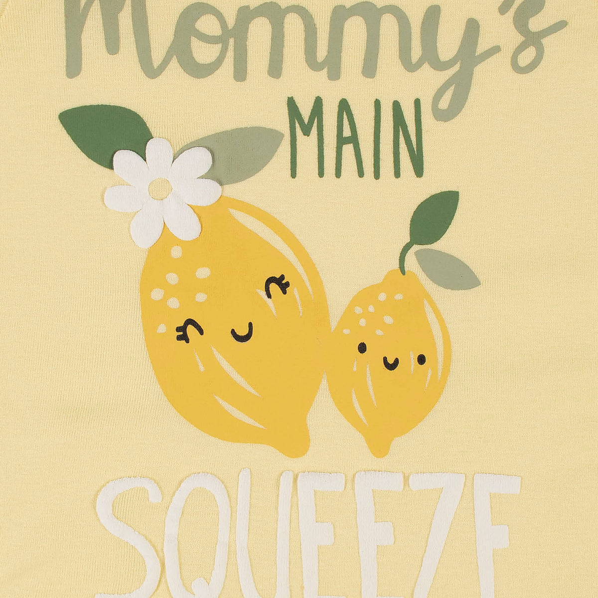 4-Piece Infant & Toddler Girls Lemon Squeeze Snug Fit Cotton Pajamas, view 3