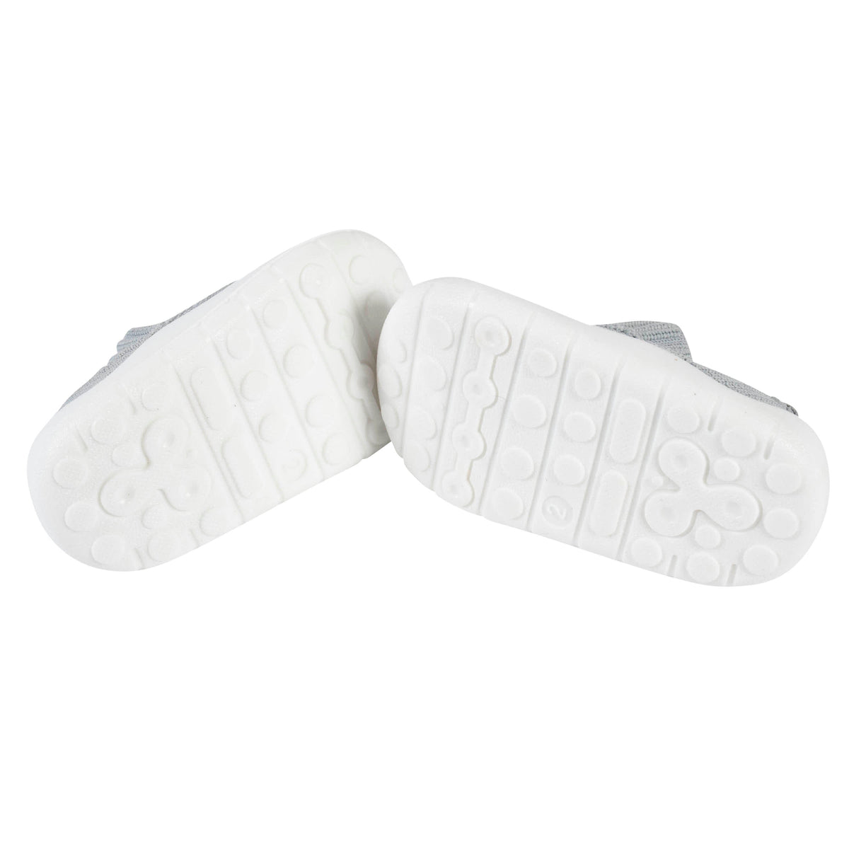 Baby Gray Stretchy Knit Slip-On Sneaker, view 5
