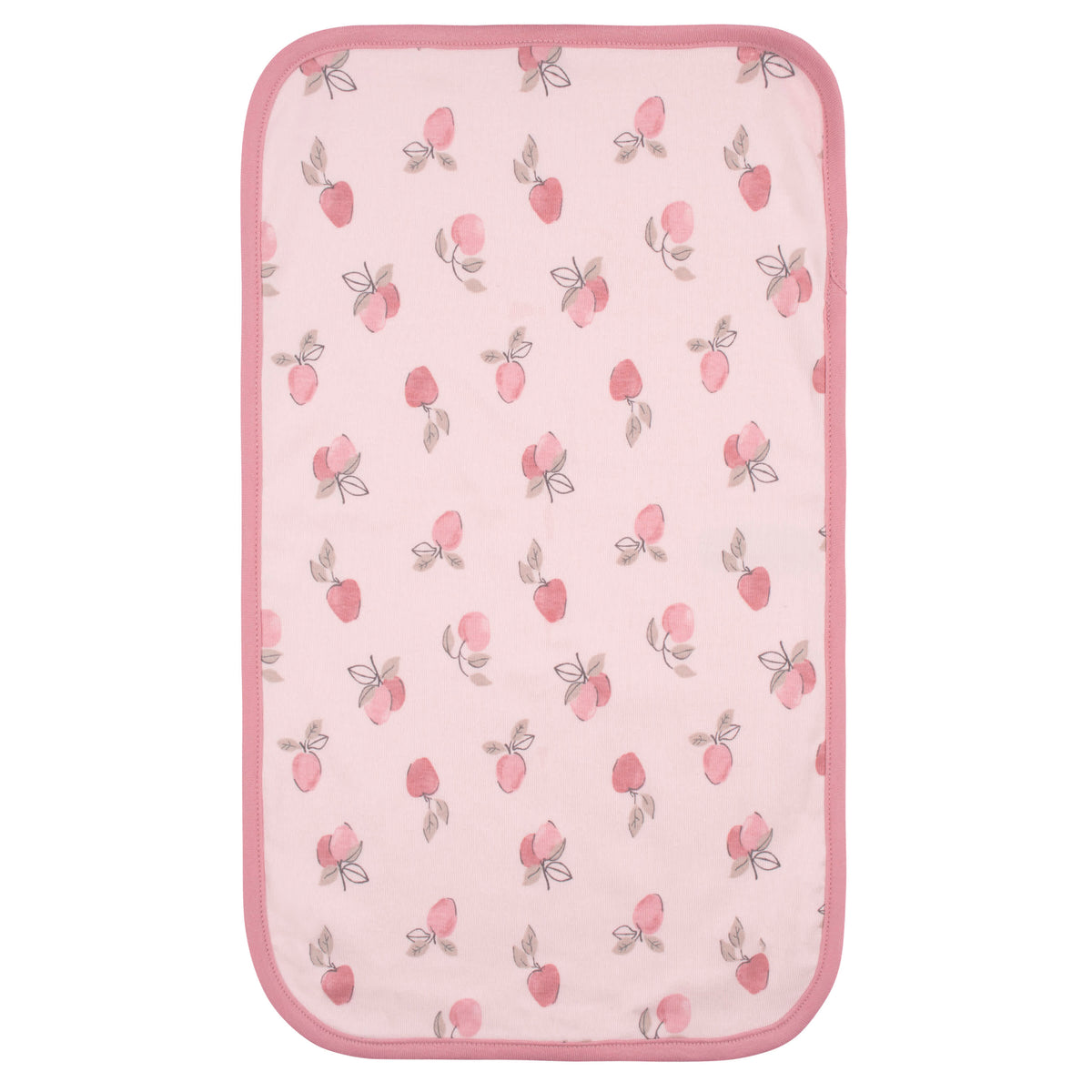 3-Piece Baby Girls Appley Sweet Bibs & Burpcloth Set, view 4