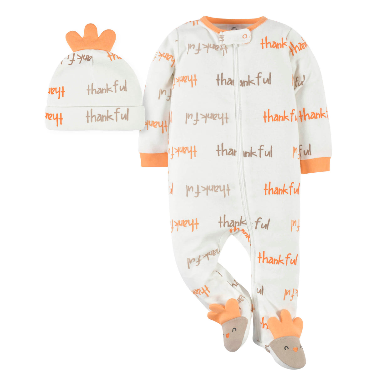 2-Piece Baby Turkey Sleep 'N Play & Hat