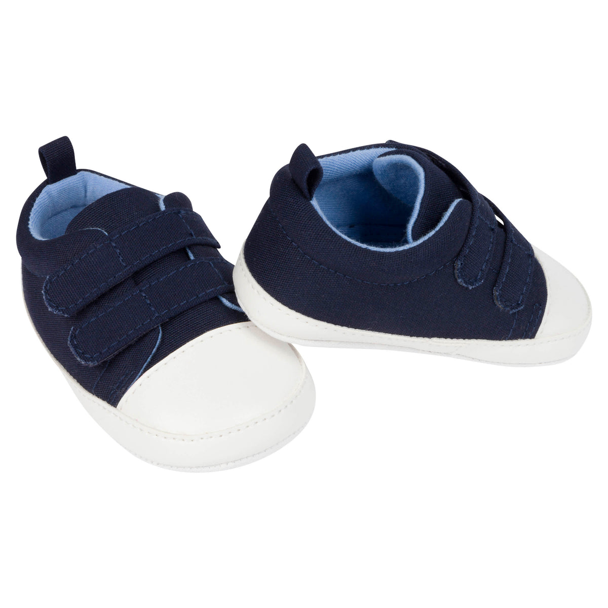 Baby Neutral Navy Canvas Shoes