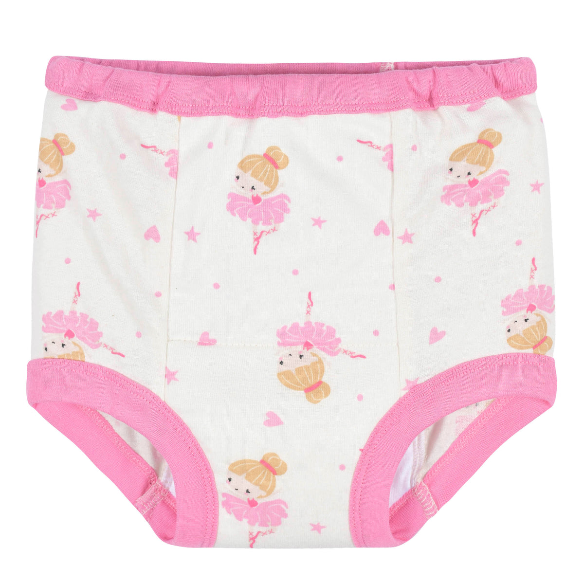 4-Pack Toddler Girls Ballerina Training Pants, view 2