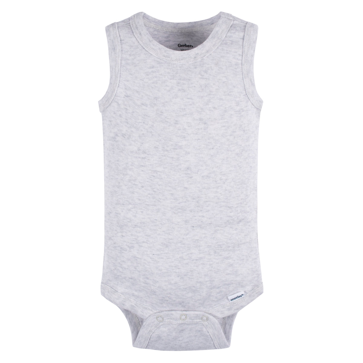 5-Pack Baby Boys Blue Stripe Sleeveless Onesies Bodysuits, view 2