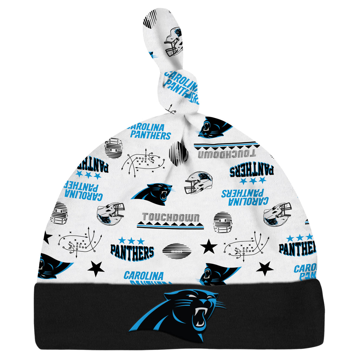 3-Piece Baby Boys Panthers Bodysuit, Sleep 'N Play & Cap Set, view 2