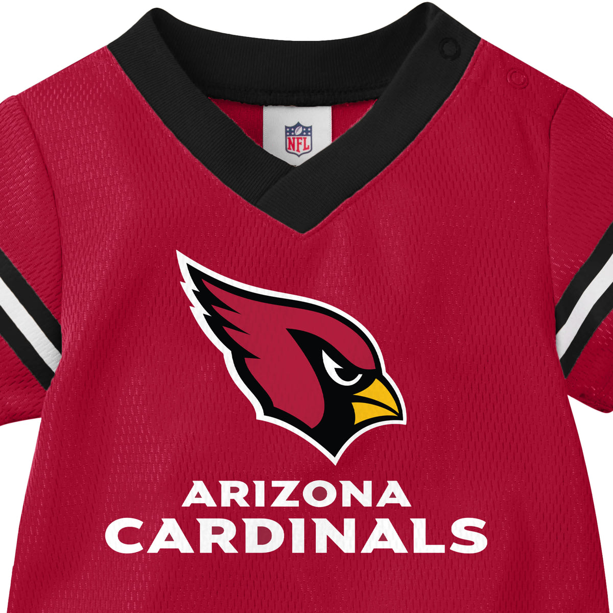 Baby Boys Cardinals Short Sleeve Jersey Bodysuit, view 3