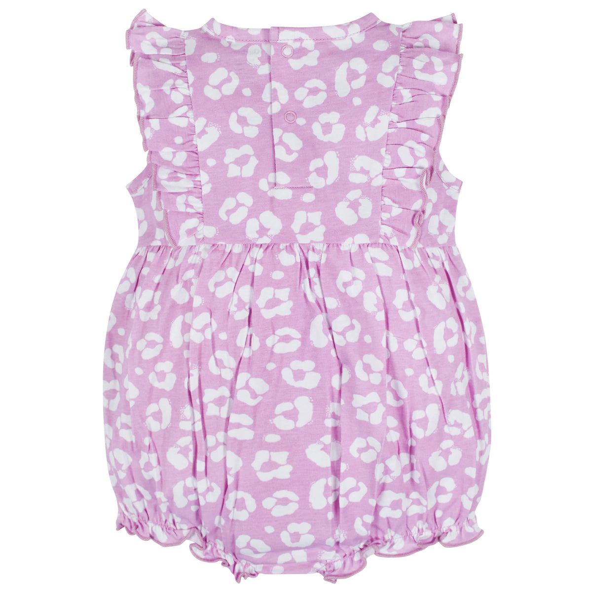 3-Pack Baby Girls Rainbow Floral Rompers, view 13