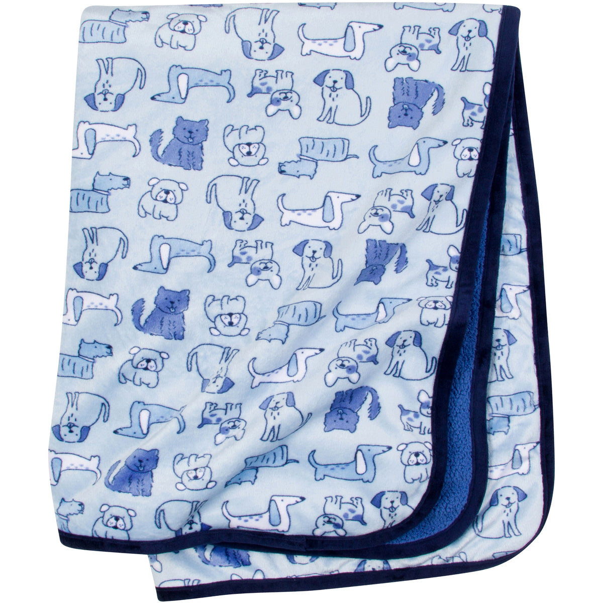 Baby Boys Dogs Plush Blanket