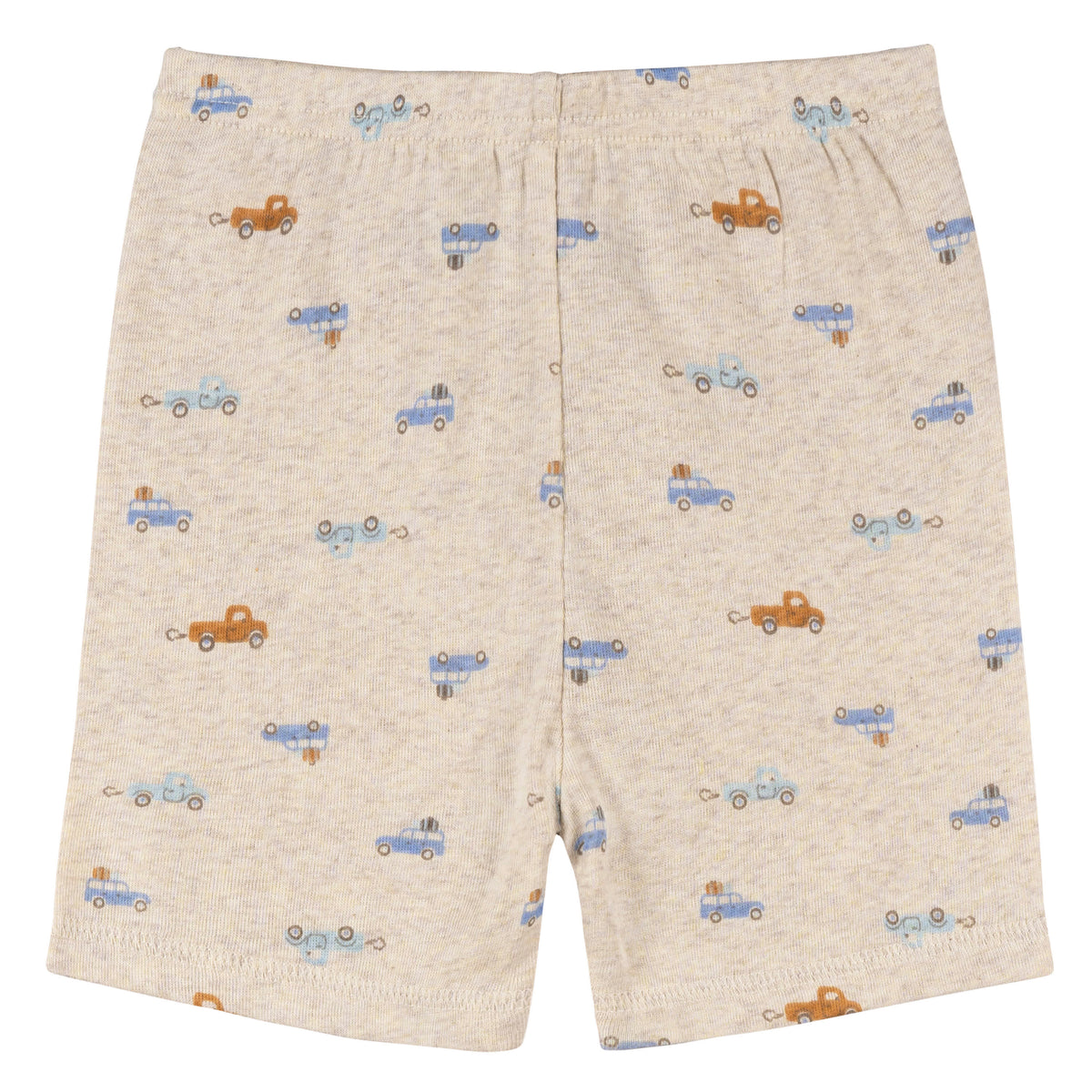 4-Piece Infant & Toddler Boys Cars Shorts Pajamas Set, view 5