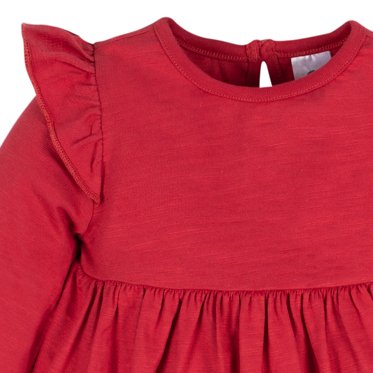 2-Pack Baby & Toddler Girls Holly Berries Babydoll Dresses, view 6