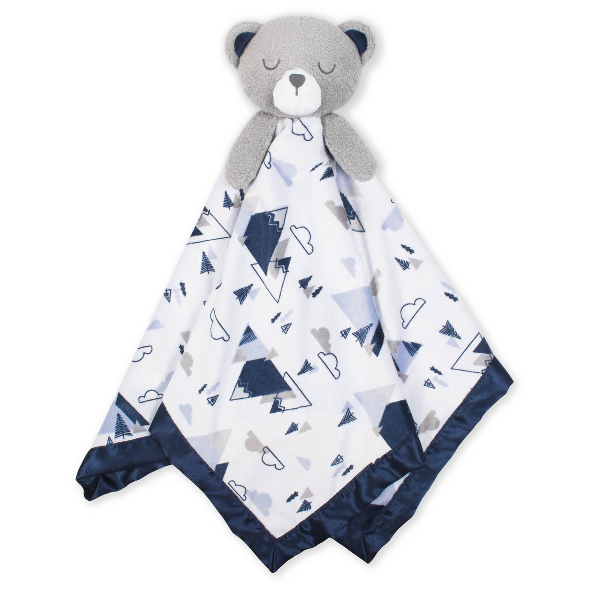 Just Born Baby Boys Bear Security Blanket